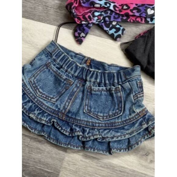 Build A Bear LOT 5 Clothes PINK SEQUIN Halter Top Shiny Sparkle Purse, Skirt - Picture 3 of 9